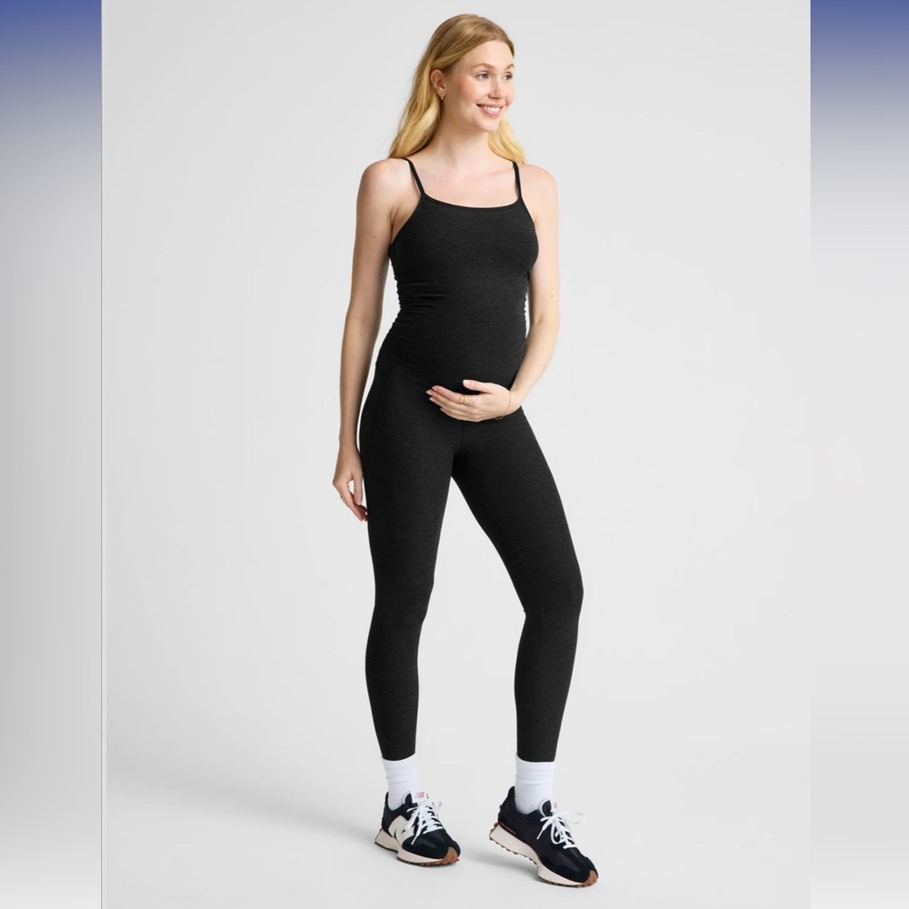 Beyond Yoga Spacedye Uplevel Maternity Jumpsuit size large